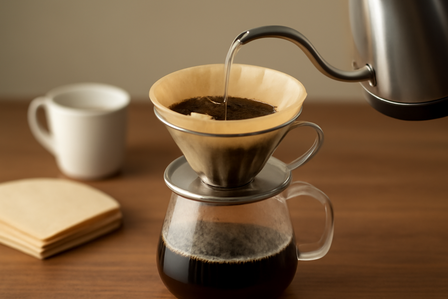 濾し器の代用はコーヒーフィルターが便利｜失敗しにくい手順と活用例5選