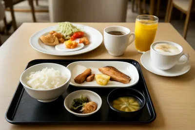 JRイン札幌の朝食は3タイプ｜西口は無料、南口は定食、北2条はカフェで比較